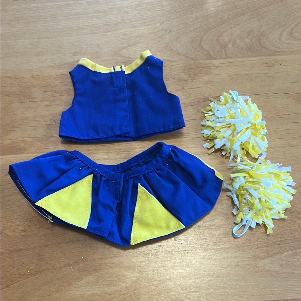 Blue and Yellow Cheerleader Costume - Picture 2 of 2